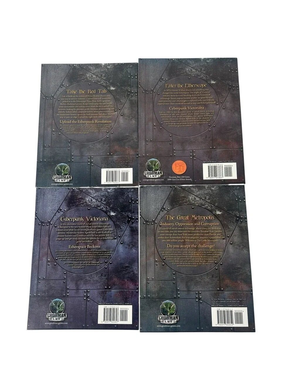 Goodman Games Etherscope RPG Book (4 Lot)